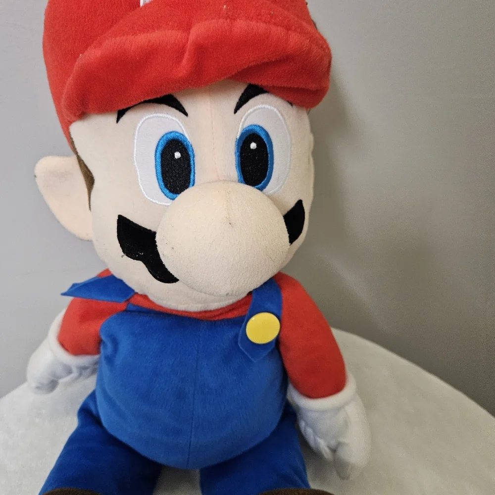 Mario Plush Toy with Blue Bunny - Picture 10 of 16